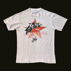 80s vintage Syracuse Mile dirtbike t-shirt single stitch Winston Pro Series.